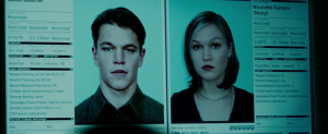 Digital files of Jason Bourne in Nicky Parsons in "The Bourne Ultimatum"